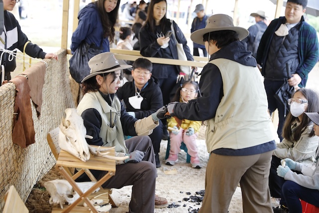 석장리 구석기 체험존 프로그램 이미지